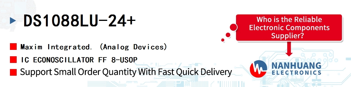 DS1088LU-24+ Maxim IC ECONOSCILLATOR FF 8-USOP
