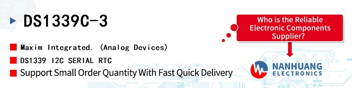 DS1339C-3 Maxim DS1339 I2C SERIAL RTC