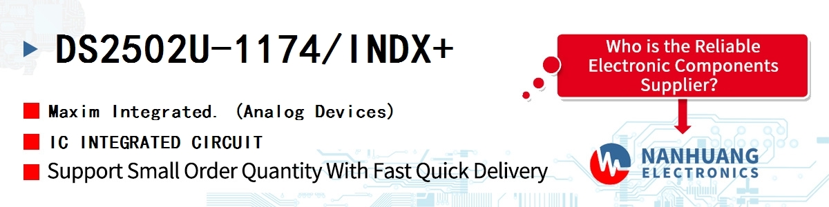 DS2502U-1174/INDX+ Maxim IC INTEGRATED CIRCUIT