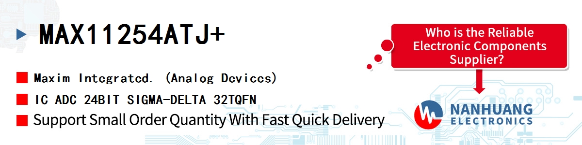 MAX11254ATJ+ Maxim IC ADC 24BIT SIGMA-DELTA 32TQFN