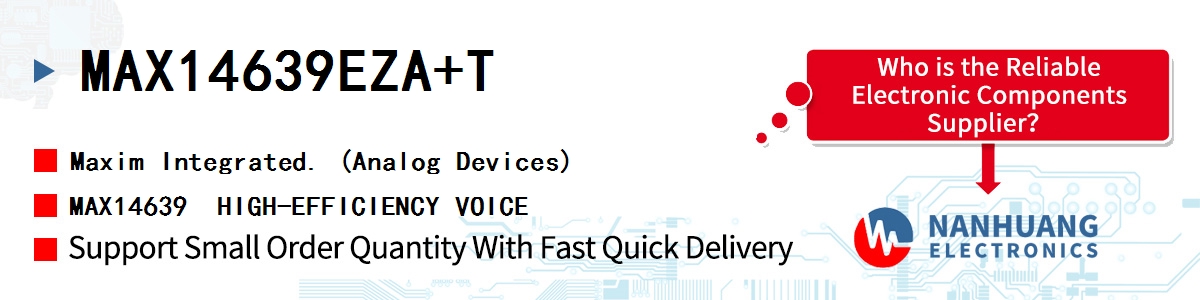 MAX14639EZA+T Maxim MAX14639 HIGH-EFFICIENCY VOICE
