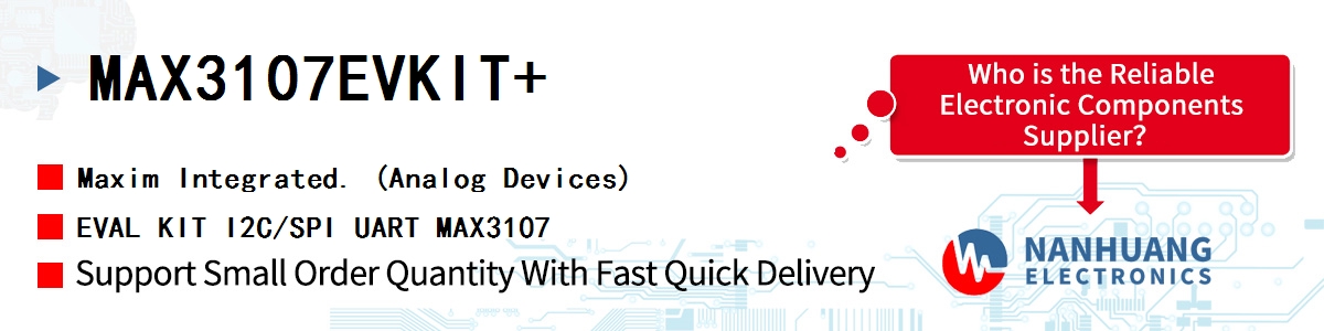 MAX3107EVKIT+ Maxim EVAL KIT I2C/SPI UART MAX3107