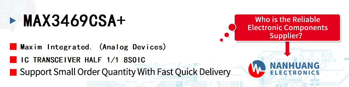 MAX3469CSA Maxim RS-485/RS-422 TRANSCVR