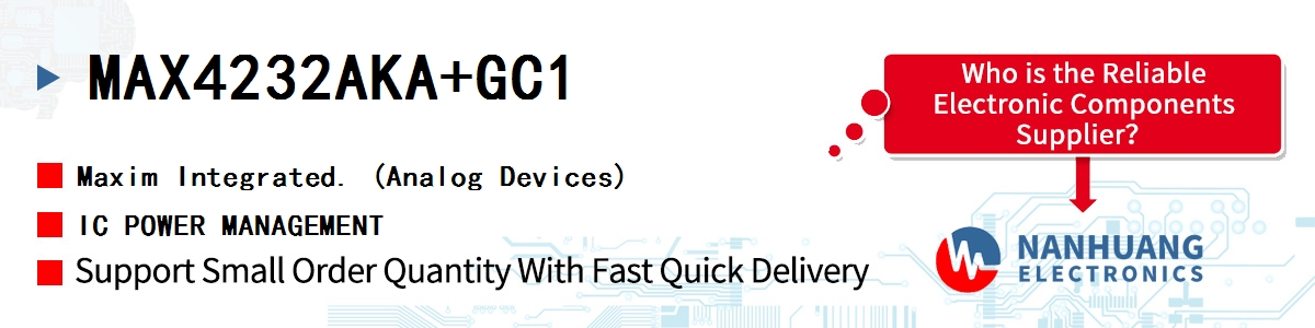 MAX4232AKA+GC1 Maxim IC POWER MANAGEMENT