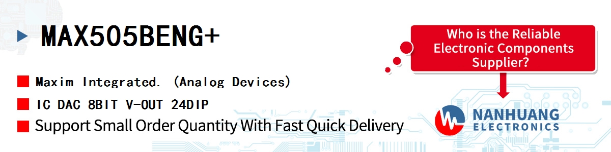 MAX505BENG+ Maxim IC DAC 8BIT V-OUT 24DIP