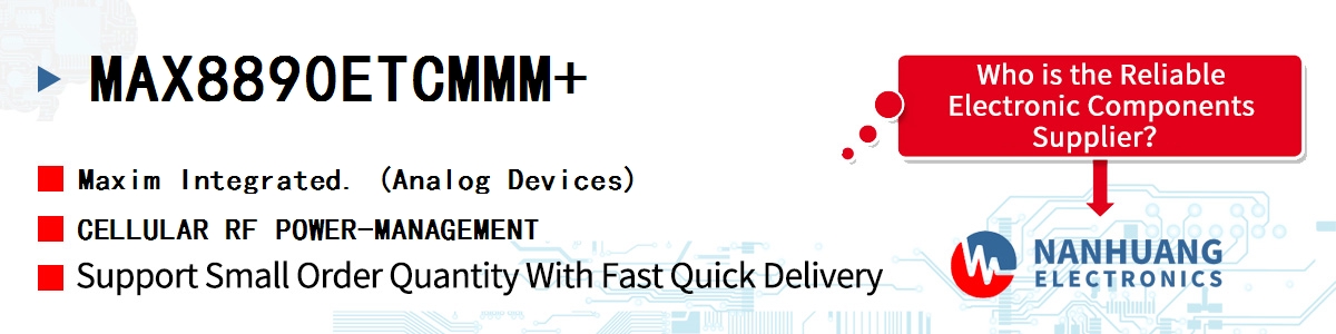 MAX8890ETCMMM+ Maxim CELLULAR RF POWER-MANAGEMENT