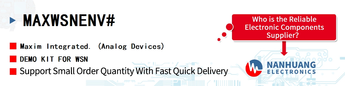 MAXWSNENV# Maxim DEMO KIT FOR WSN